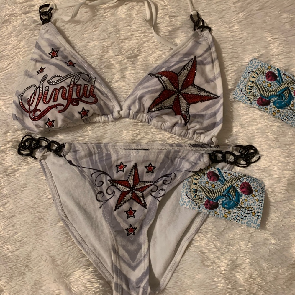 Brand New Sinful Affliction Elvira Bikini Set